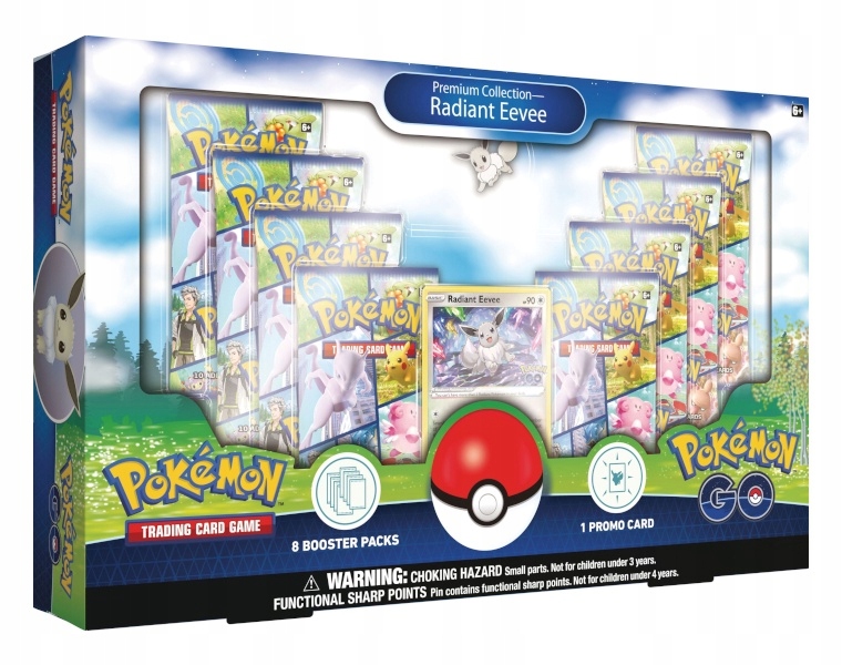 Karty Pokemon Tcg: Sword&Shield Pokemon Go Radiant Eevee Premium Box