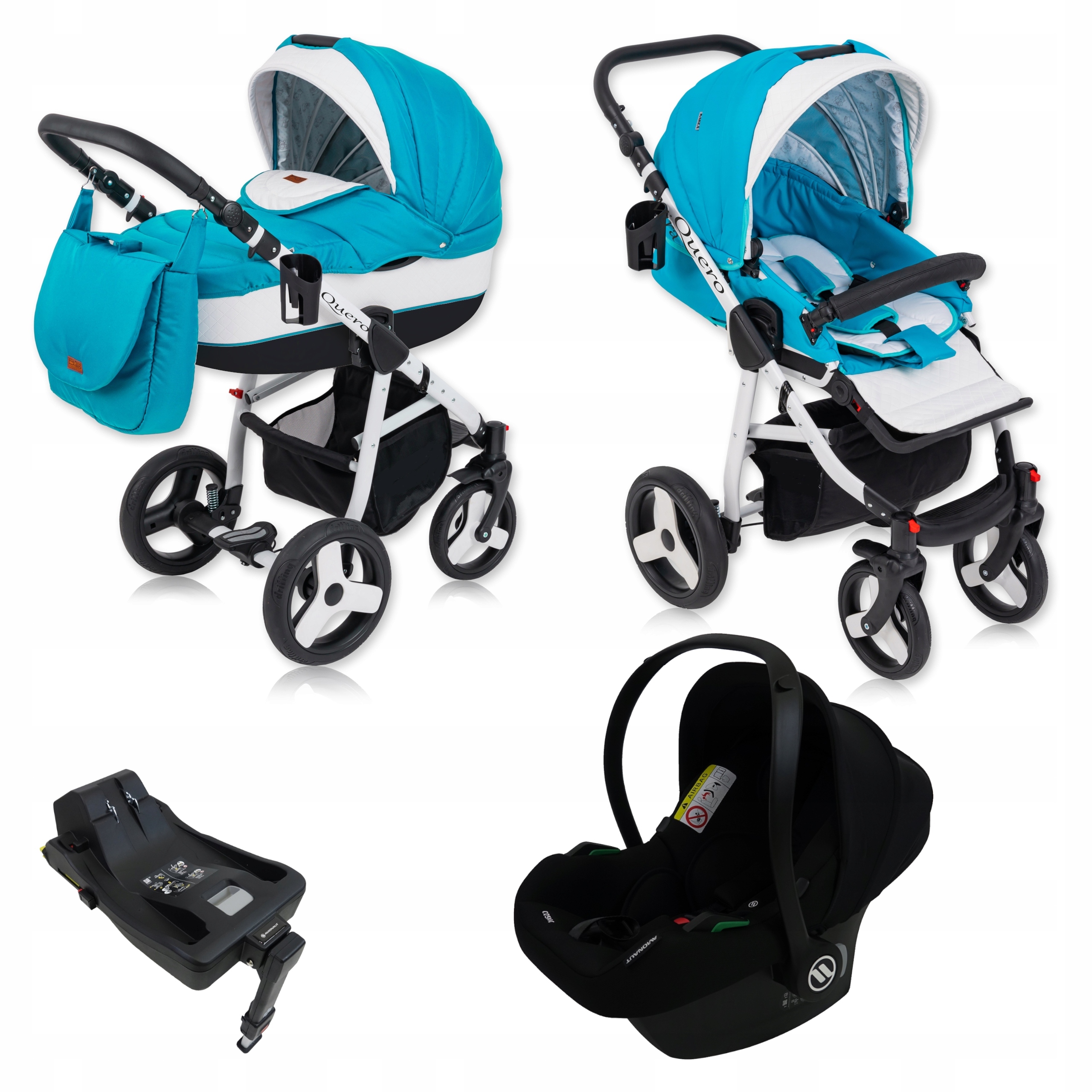 Quero Alu Eco Wózek Dziecięcy 4W1+ISOFIX13KG Karex