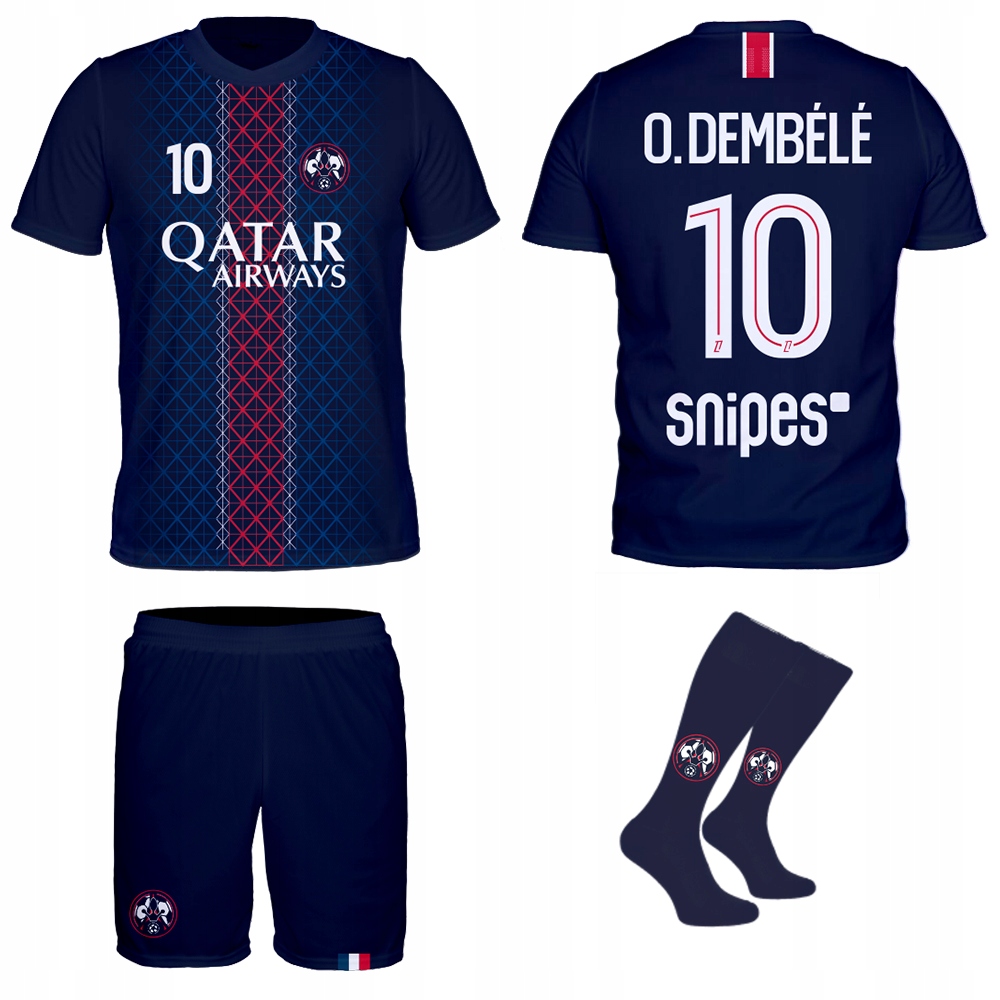 Dembeleho teplákovka, tričko, kraťasy a štulpny velikost M-164