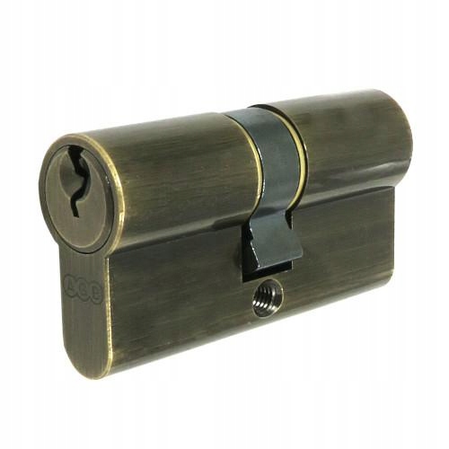 Dveřní vložka 30x30 mm 3 klíče Starožitná mosaz Agb