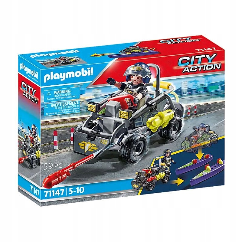 PLAYMOBIL 71147 QUAD TERENOWY JEDNOSTKI SPECJALNEJ