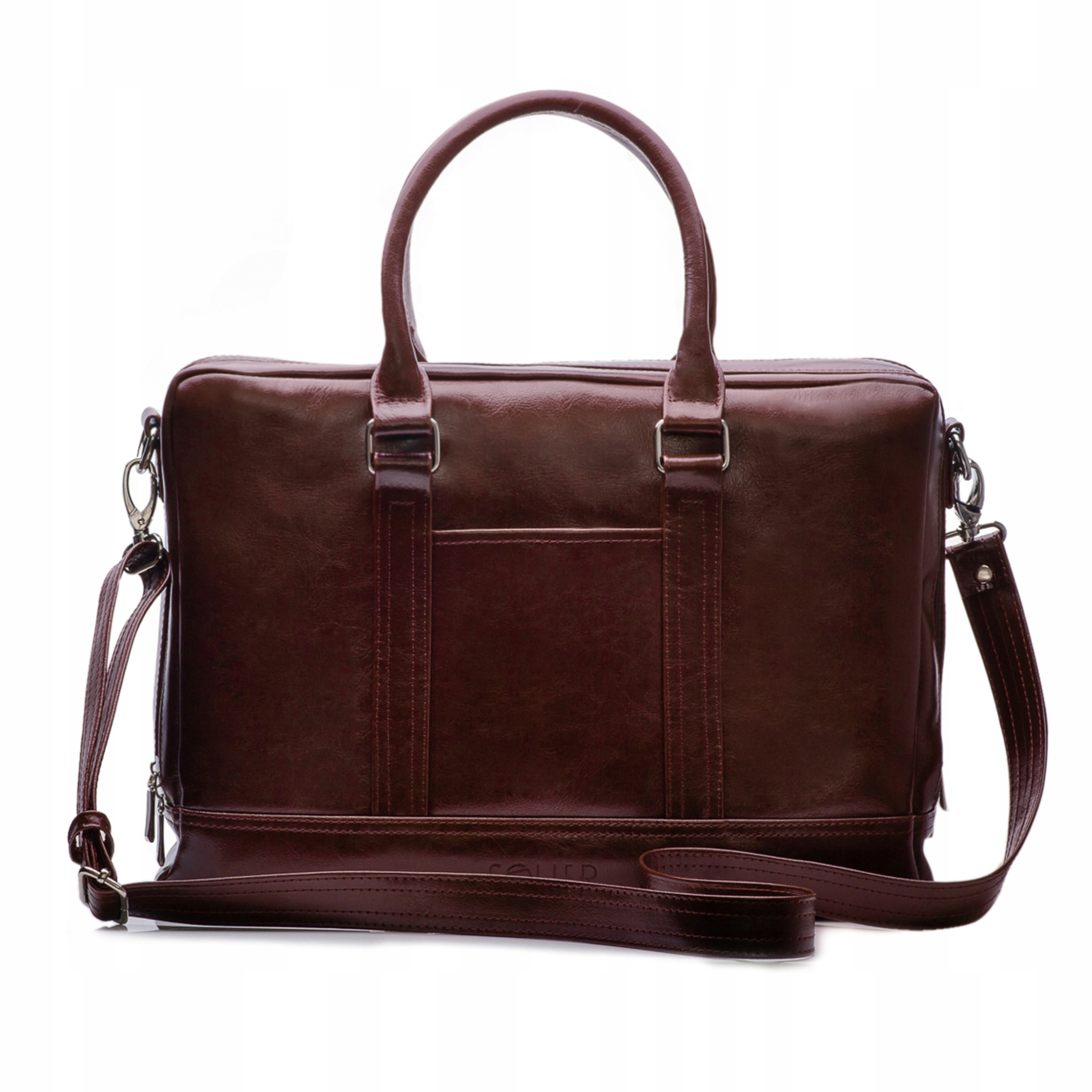 Taška na notebook 15,6 pánská přes rameno Kožená aktovka do práce Solier