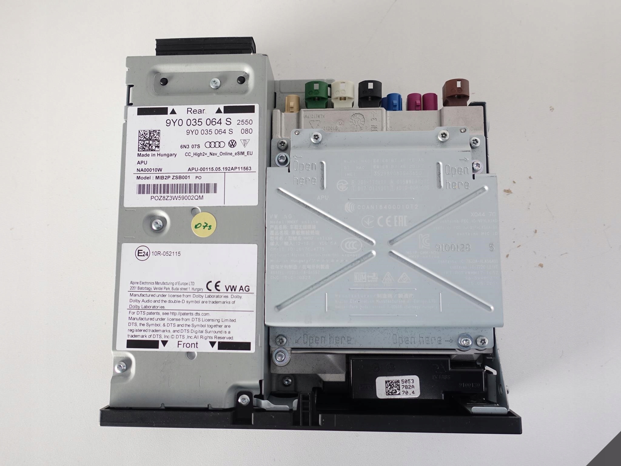 PORSCHE AUDI VW control unit navigation HIGH2+ MIB2P