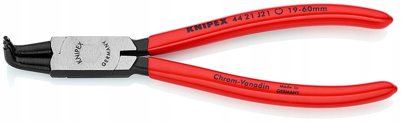 Kleště Na Segerové Kroužky Zahnuté 90° Vnitřní 170 MM