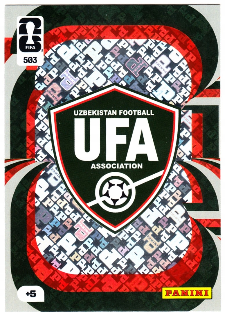 Karta Kolekcjonerska Panini Fifa World Cup 2026 Team Crest Uzbekistan 503