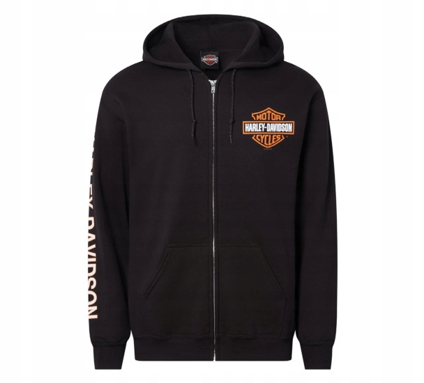Bluza Męska Harley Davidson Rzeszów Black B&s Zip Czarna L
