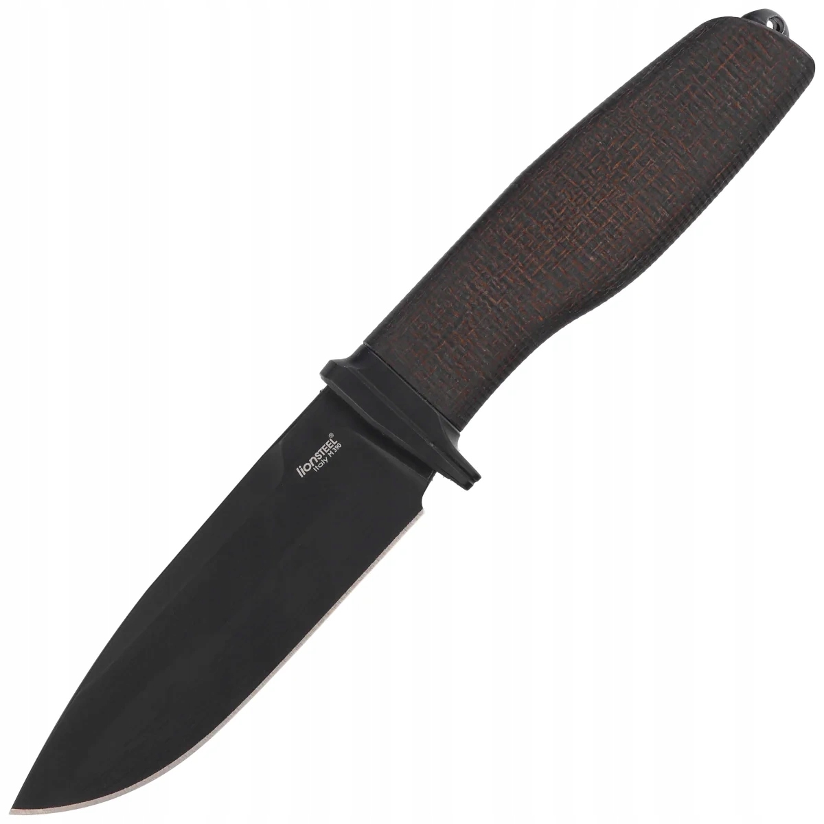 Pevný nůž Edc LionSteel Acha Burlap Micarta Stonewashed M390 od firmy Molletta