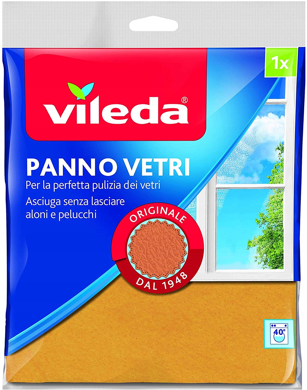 

Vileda Panno Vetri ściereczka do okien szyb 1szt