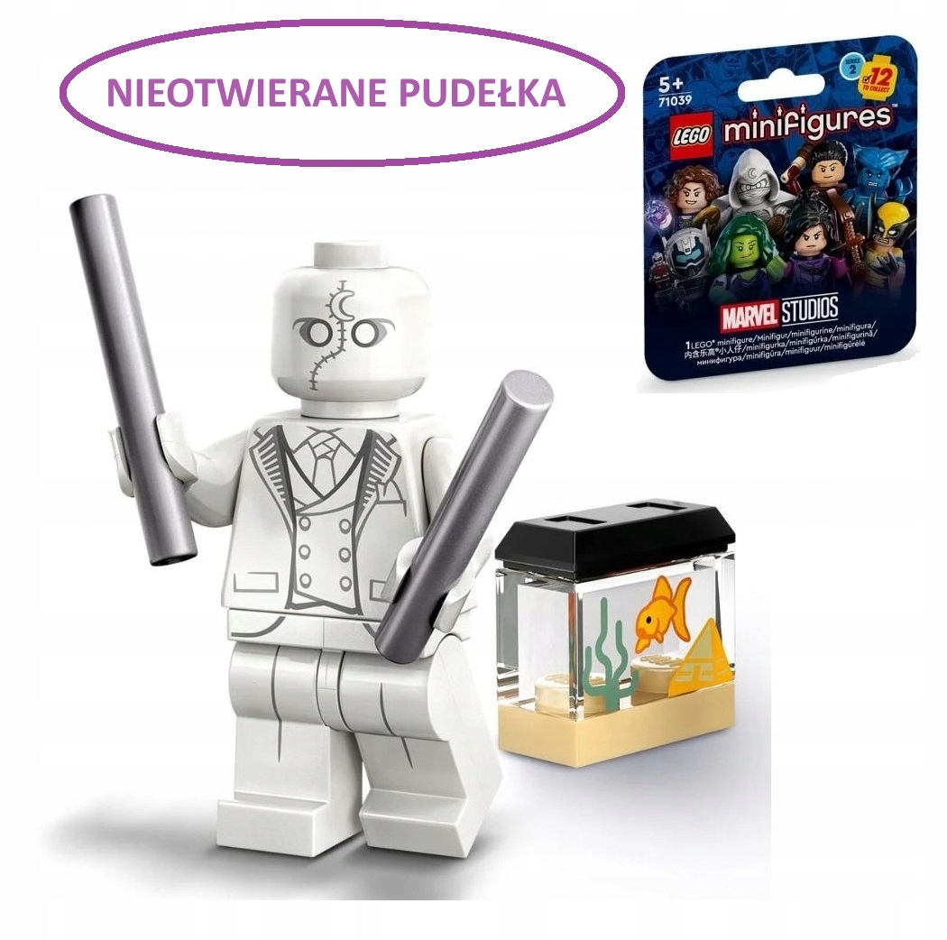 Lego Minifigures Marvel Seria 2 Pan Rycerz Mr. Knight 71039 Nowa