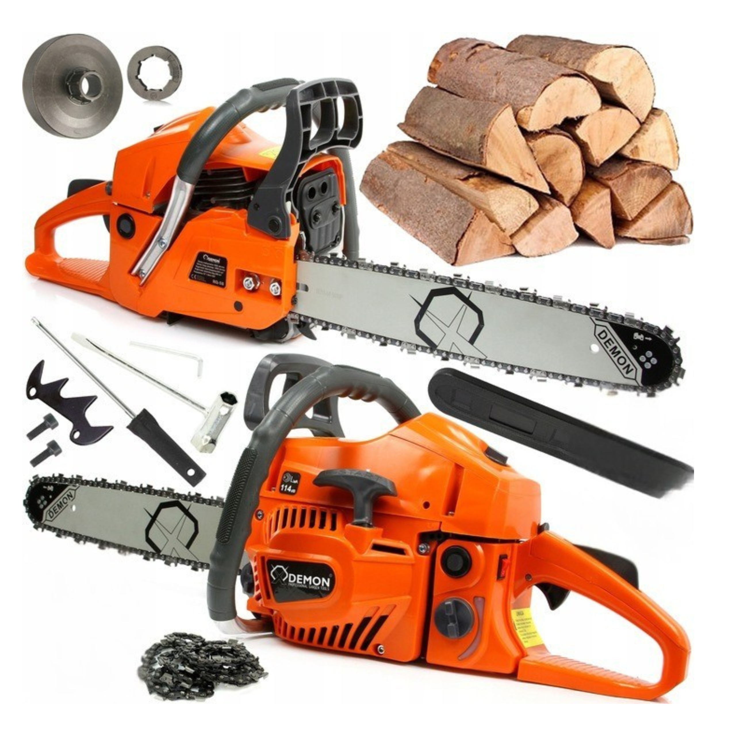 Piła spalinowa Demon pilarka łańcuchowa RQ-58 łańcuch prowadnica