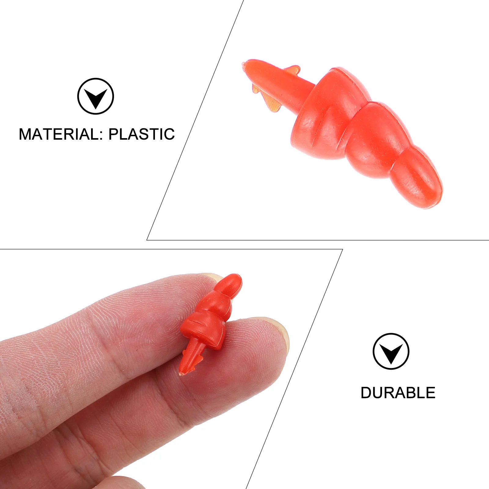 Akcesoria do domku dla lalek bałwanek z noskiem Materiał guma