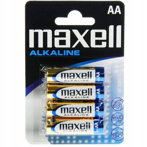 

Baterie Maxell Alkaline Aa LR6 4 Sztuki