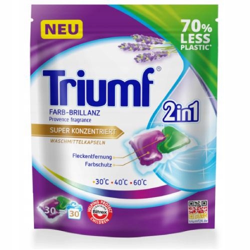 

Triumf Kapsułki do prania kolorowych tkanin, 30szt