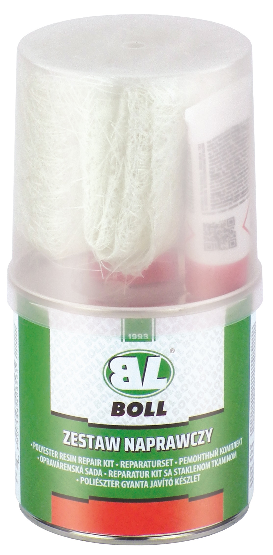 BOLL Zestaw naprawczy żywica + utwardzacz + mata