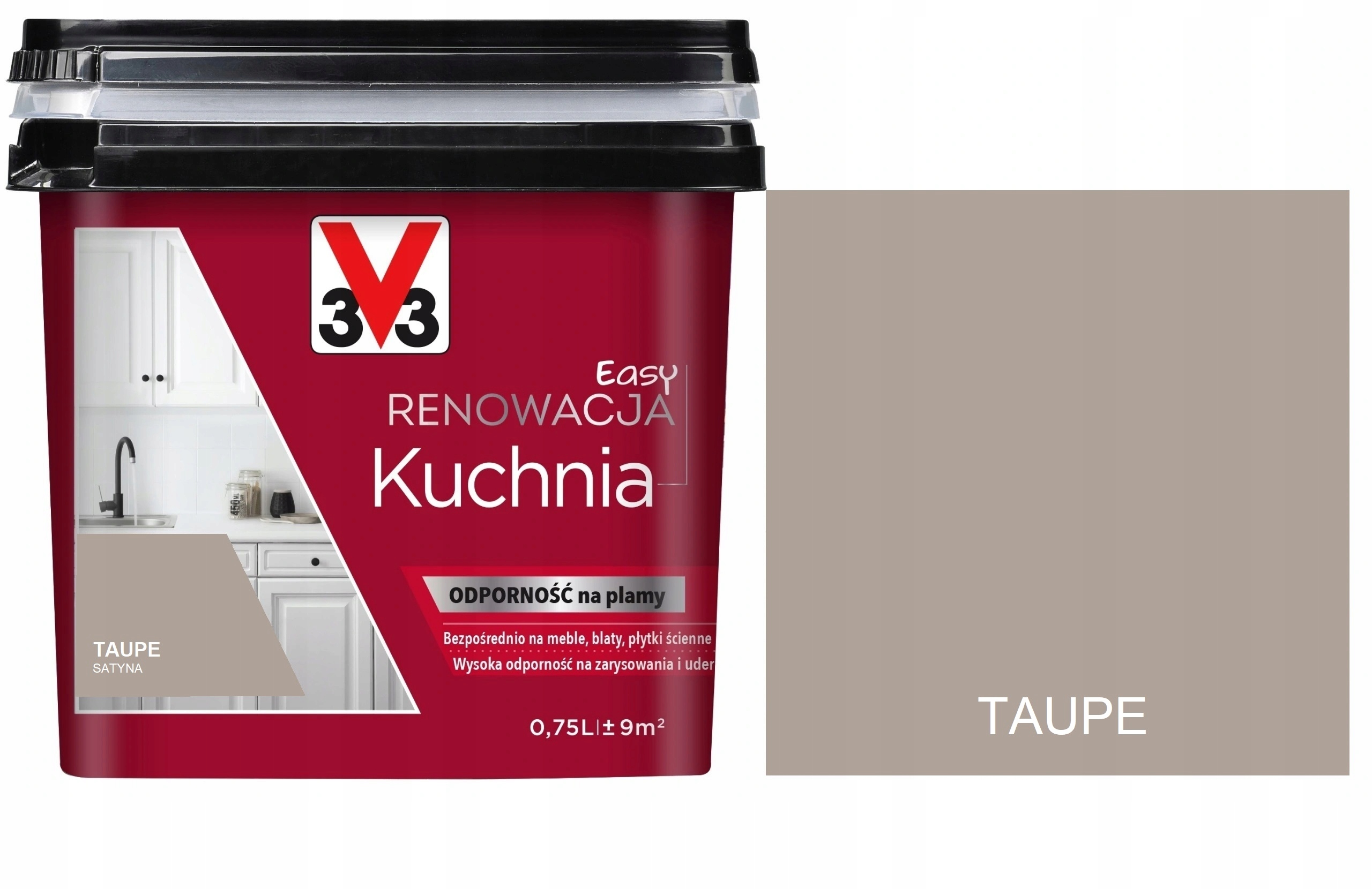 V33 Farba Renowacja Meble Kuchenne Taupe 750ml