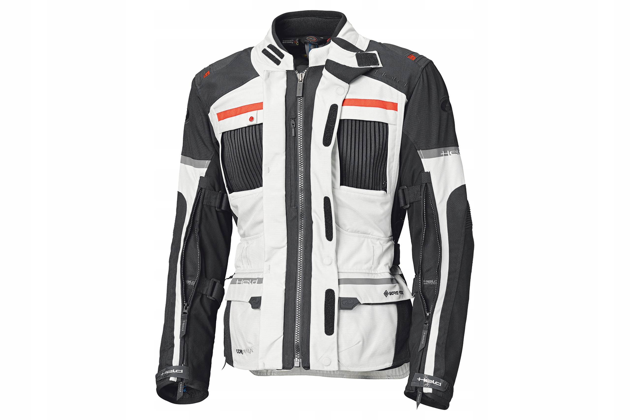 Kurtka tekstylna Held Carese Evo Gore-Tex grey/red XXL Producent Held