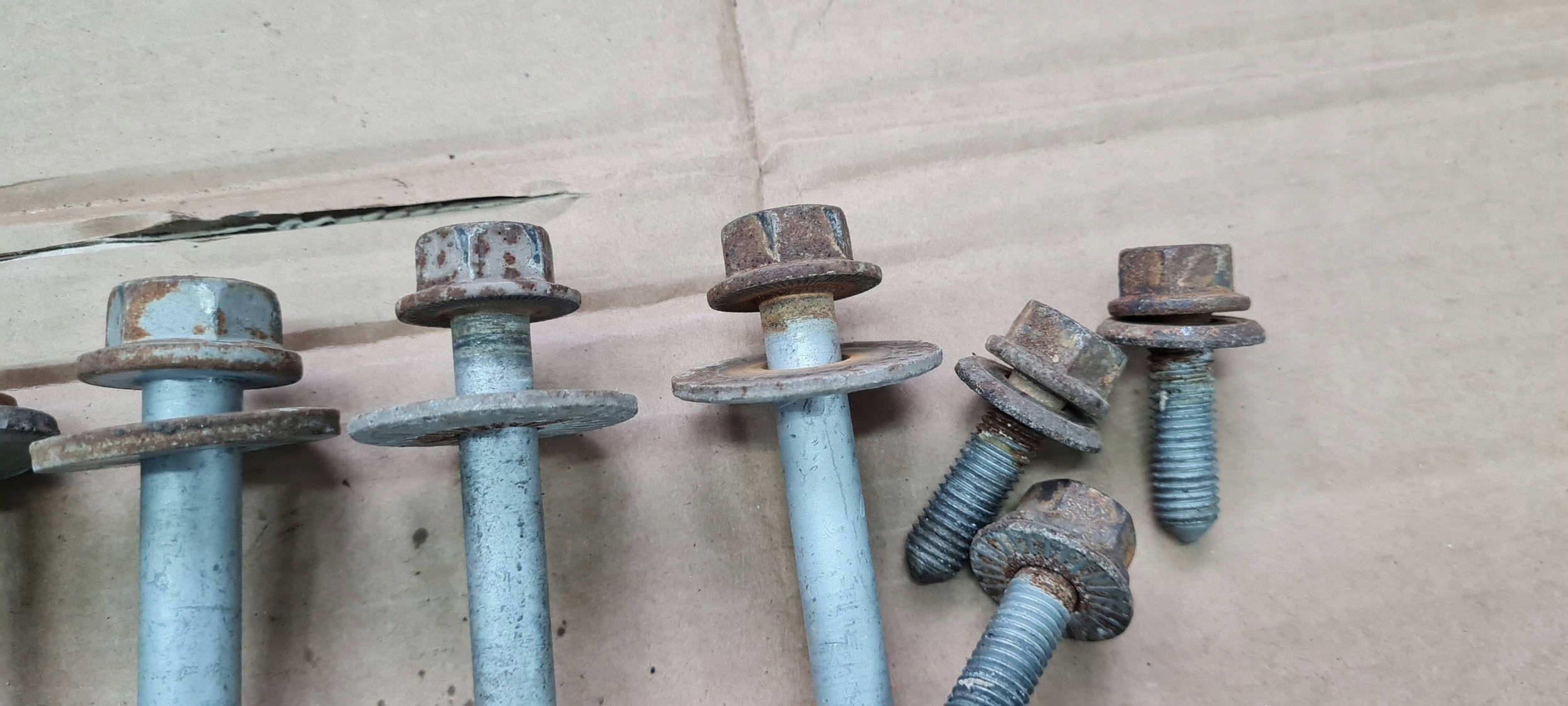 A7 4G screws springing rear part SANEK axle beam siders A6 C7 4G A4 B8 A5