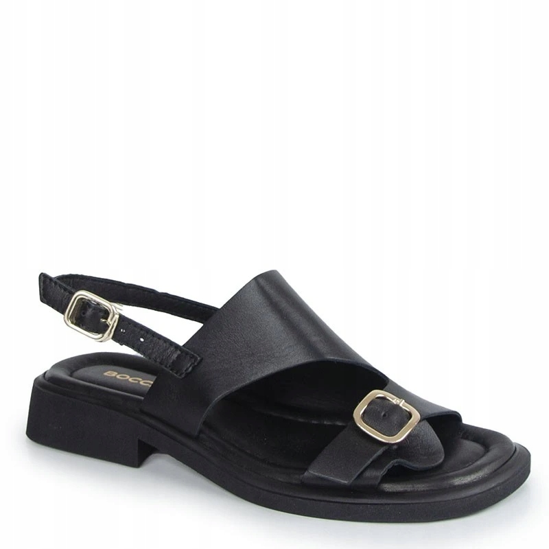 Boccato 158.1019 Černé Kožené Sandály 38