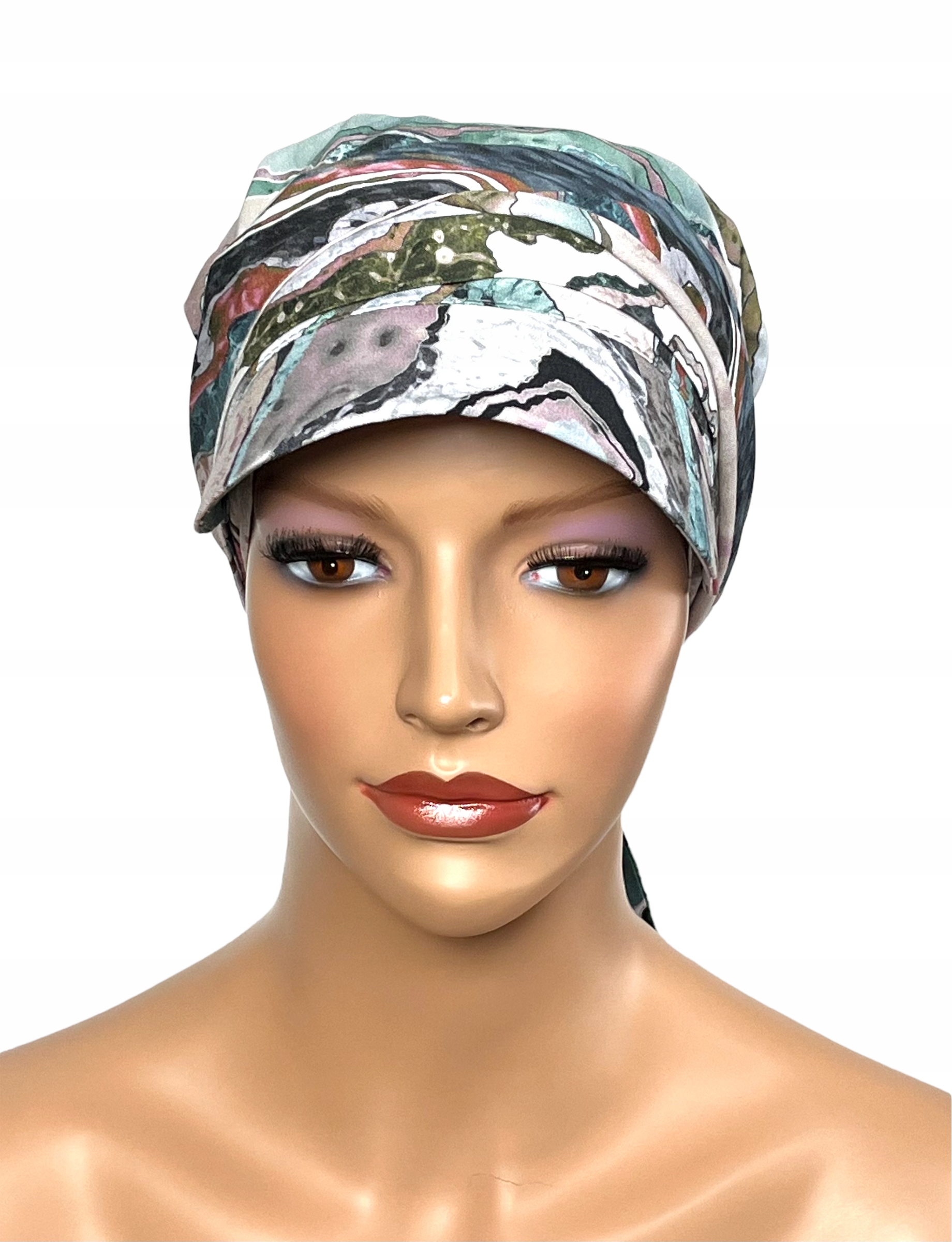 

Turban Lara z daszkiem w-287 na lato Eva Design