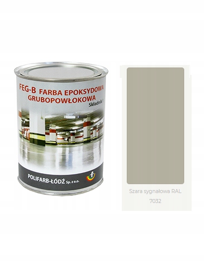 Feg-b farba epoksydowa do betonu 1L Szara Syg.