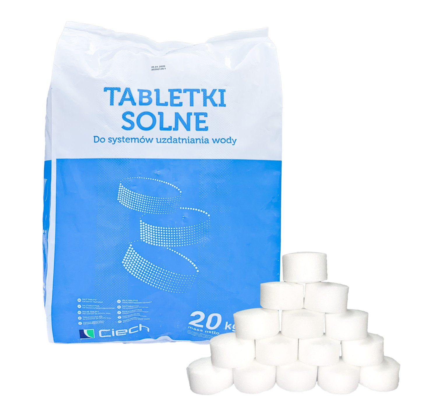 

Ciech Sól 20 Kg Tabletki Solne Zmiękczacz Wody Pl