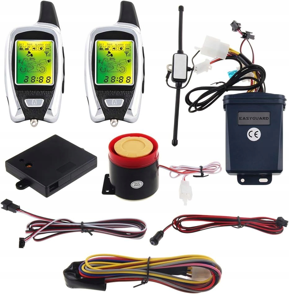 Easyguard EM209 2-cestný motocyklový zabezpečovací systém