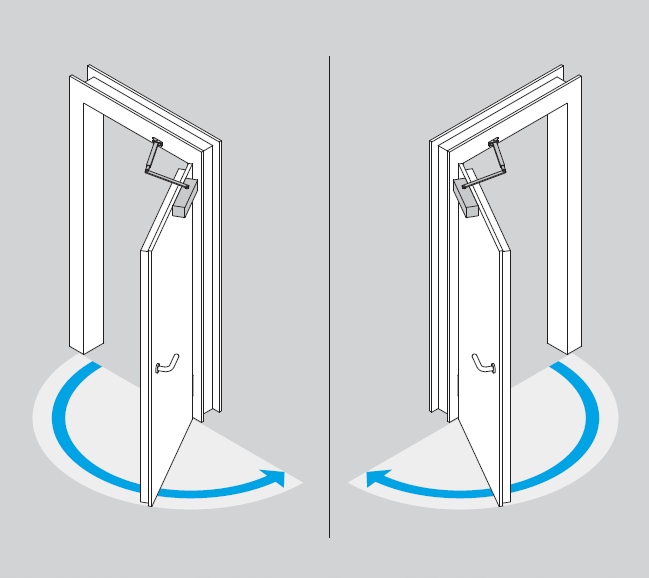 SAMOZAMYKACZ DO DRZWI ZEWNĘTRZNYCH DC110 CZARNY Zastosowanie uniwersalne