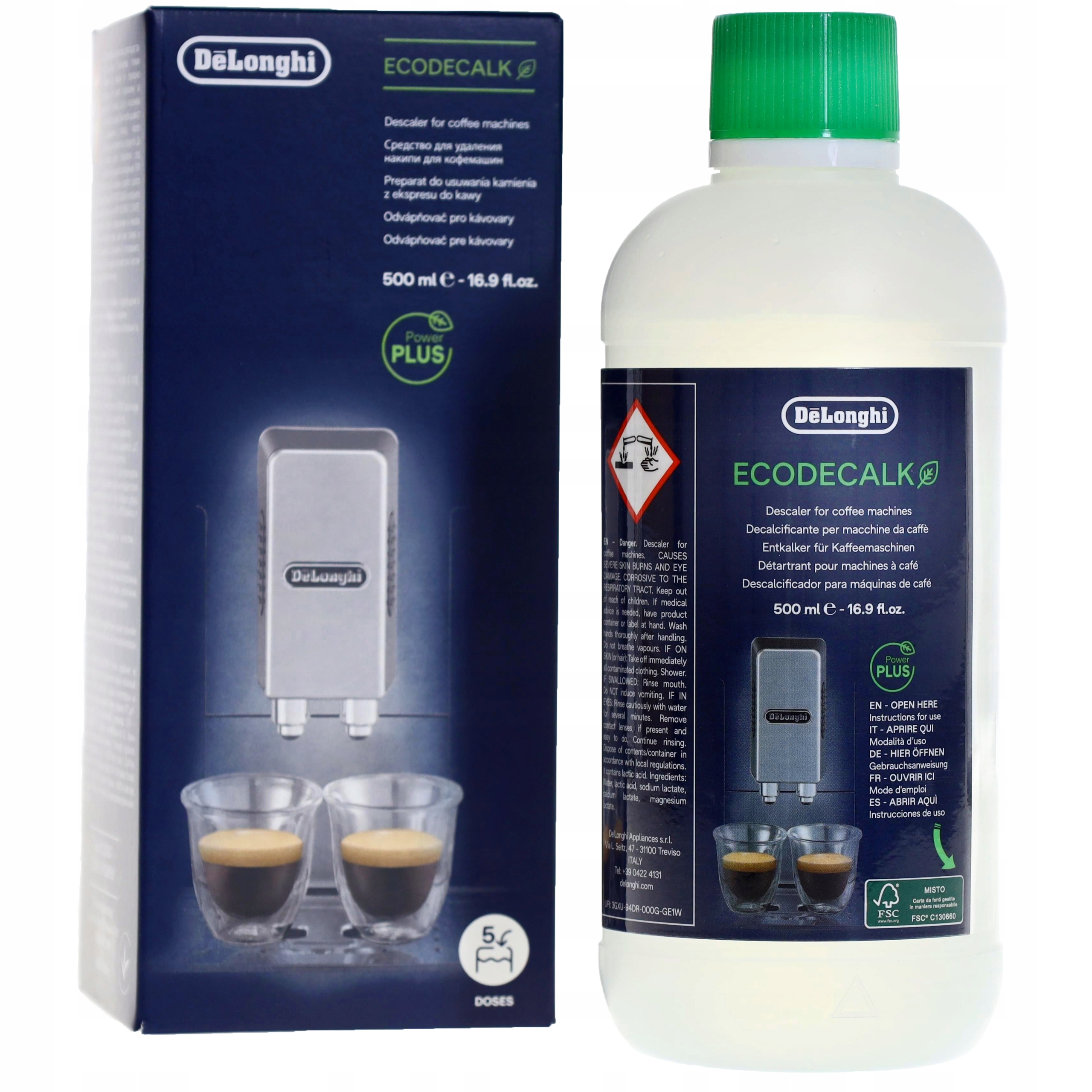 

Odkamieniacz DeLONGHI EcoDecalk do Ekspresu 500ml