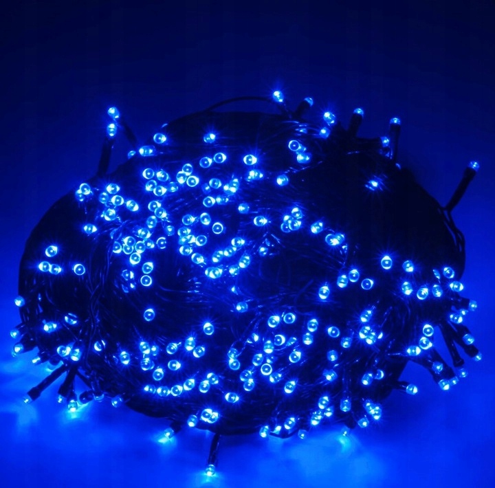 

Lampki Choinkowe 500 Led Niebieski Na Pilota Pilot