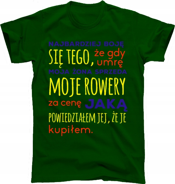 

Koszulka Rowerowa Na Rower Moje rowery