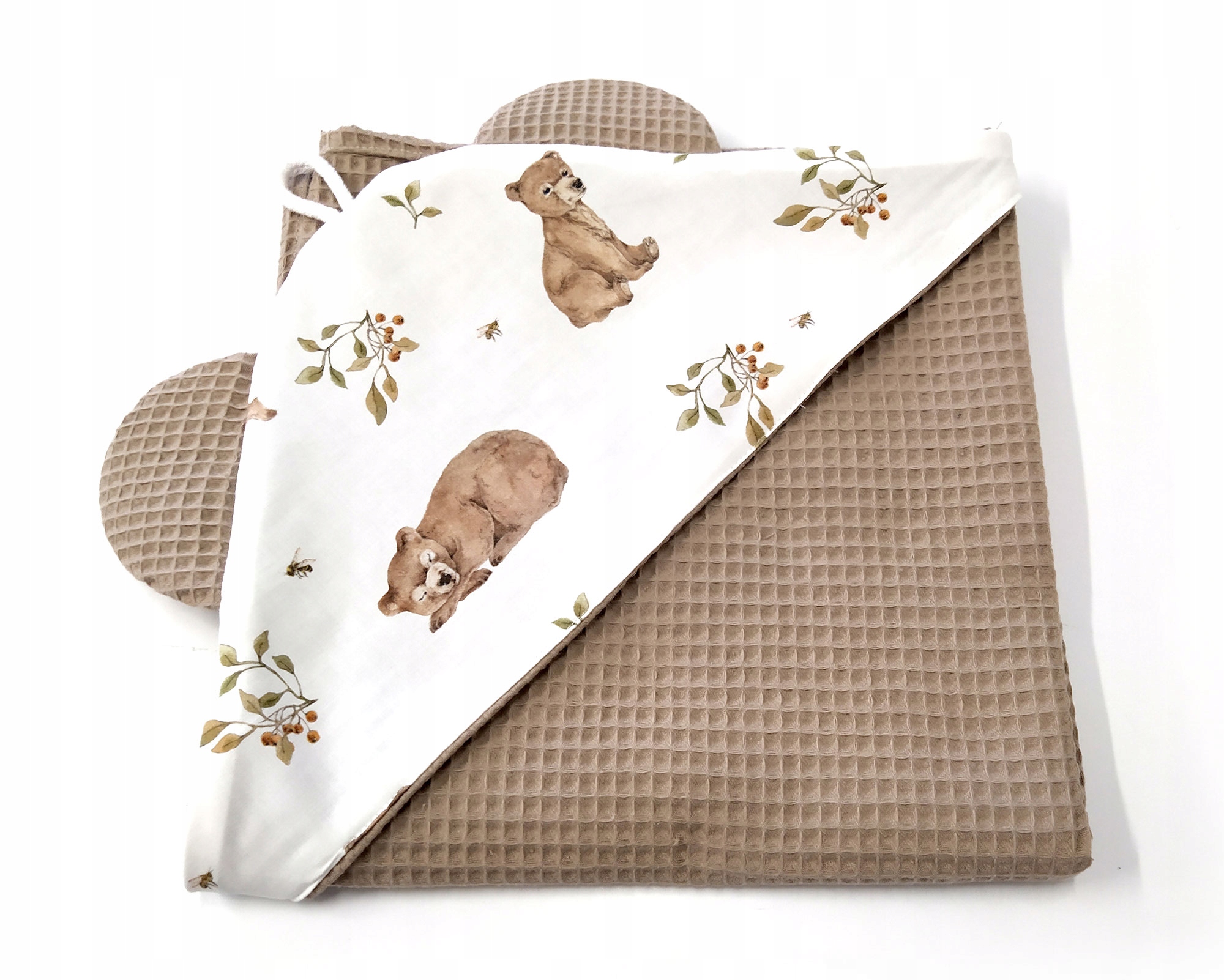 RĘCZNIK Z KAPTURKIEM OKRYCIE NIEMOWLĘCE WAFEL