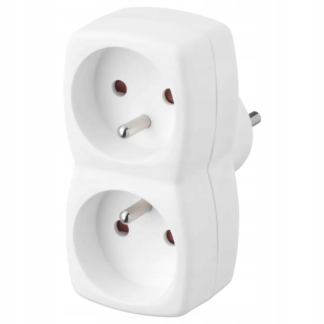 

Adapter Dwójnik Na 2 Gniazdka Biały