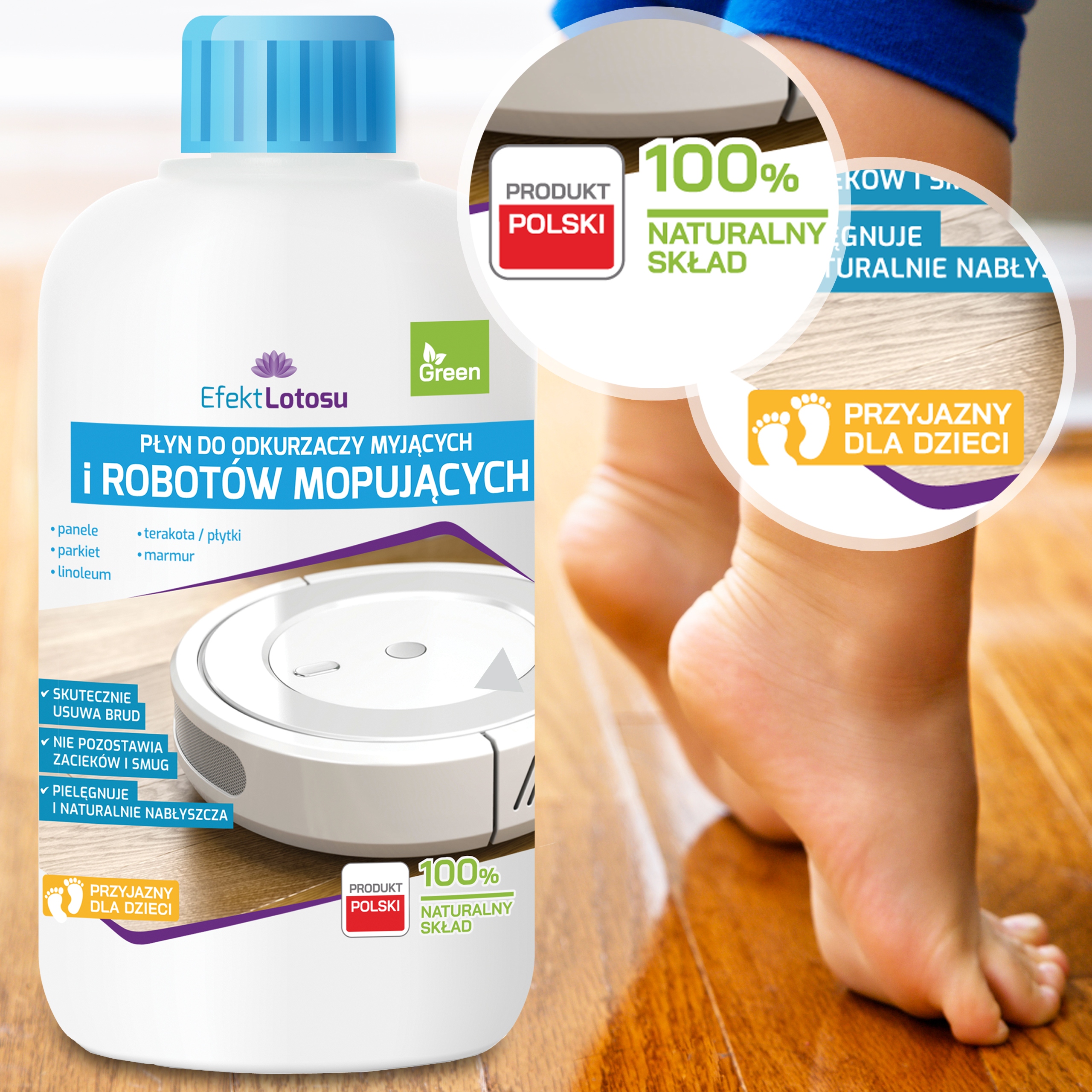 PŁYN DO MOPÓW ROBOTÓW BIONICZNYCH + FILTR DO MOPA HIZERO GRATIS Marka inna