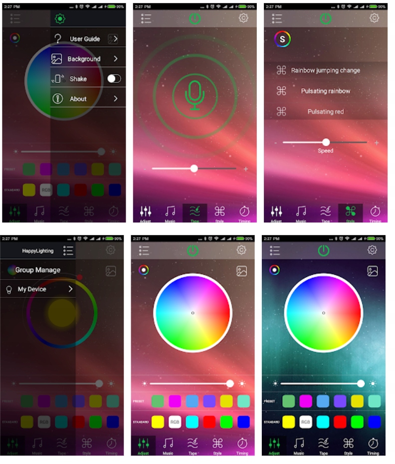 Taśma LED 20m RGB 5050 Pilot Aplikacja na Telefon BLUETOOTH Zasilacz Timer Marka inna