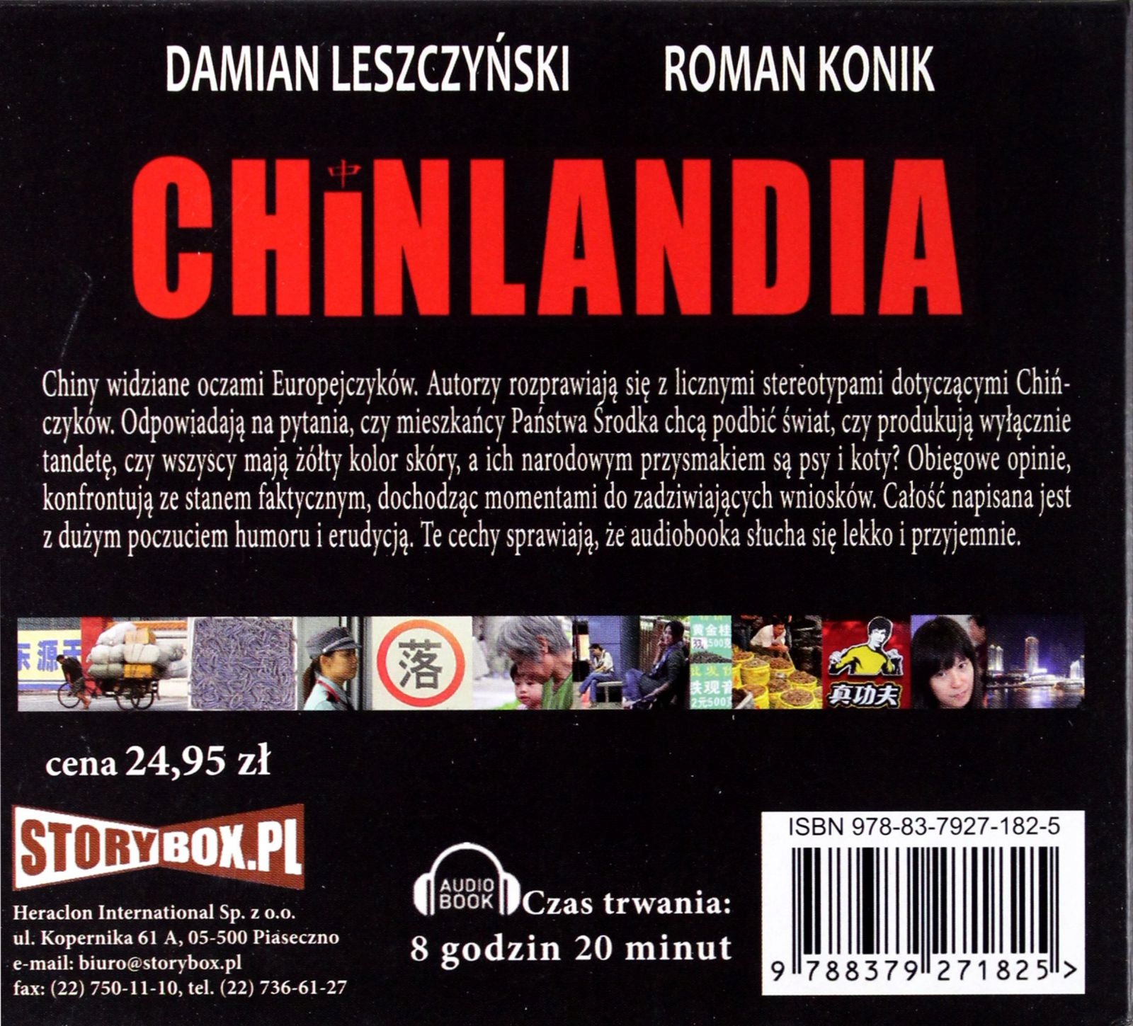 CHINLANDIA - DAMIAN LESZCZYŃSKI, ROMAN KONIK [AUDIOBOOK] [CD-MP3] Stan opakowania oryginalne