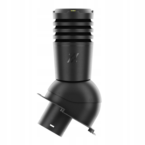 Krb ecoline premium na střešní plech pro kapraře, průměr 125 mm, černý