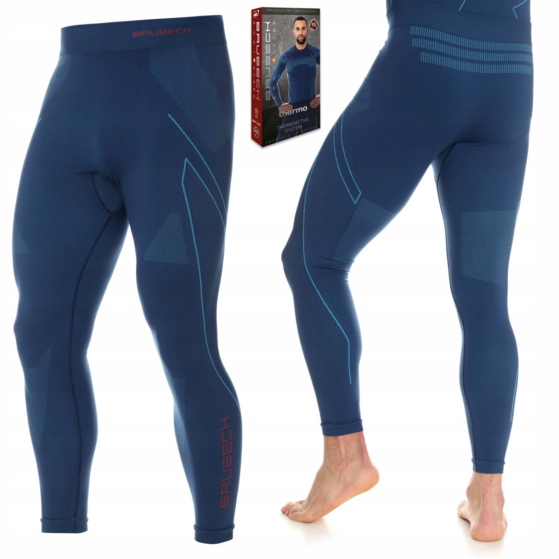 Termoaktivní Kalhoty Brubeck Thermo Zimní Lyžařské legíny L