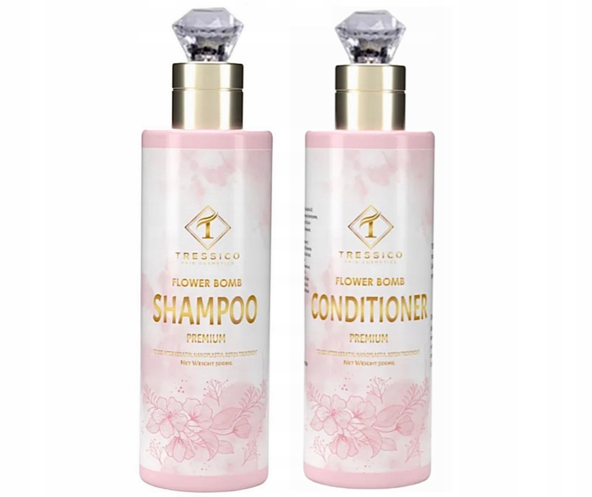 Tressico Flower Bomb Szampon Odżywka Keratyna Nano