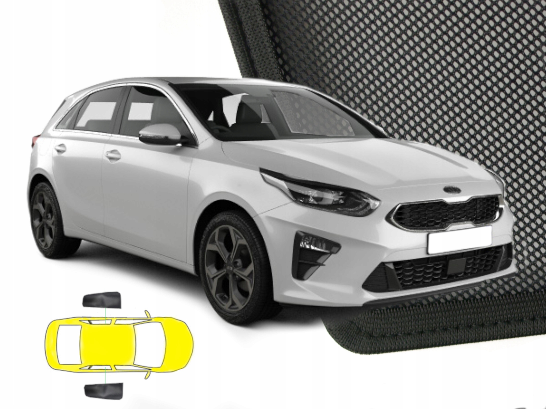 

Zasłonki przeciwsłoneczne do Kia Ceed 3 III htb