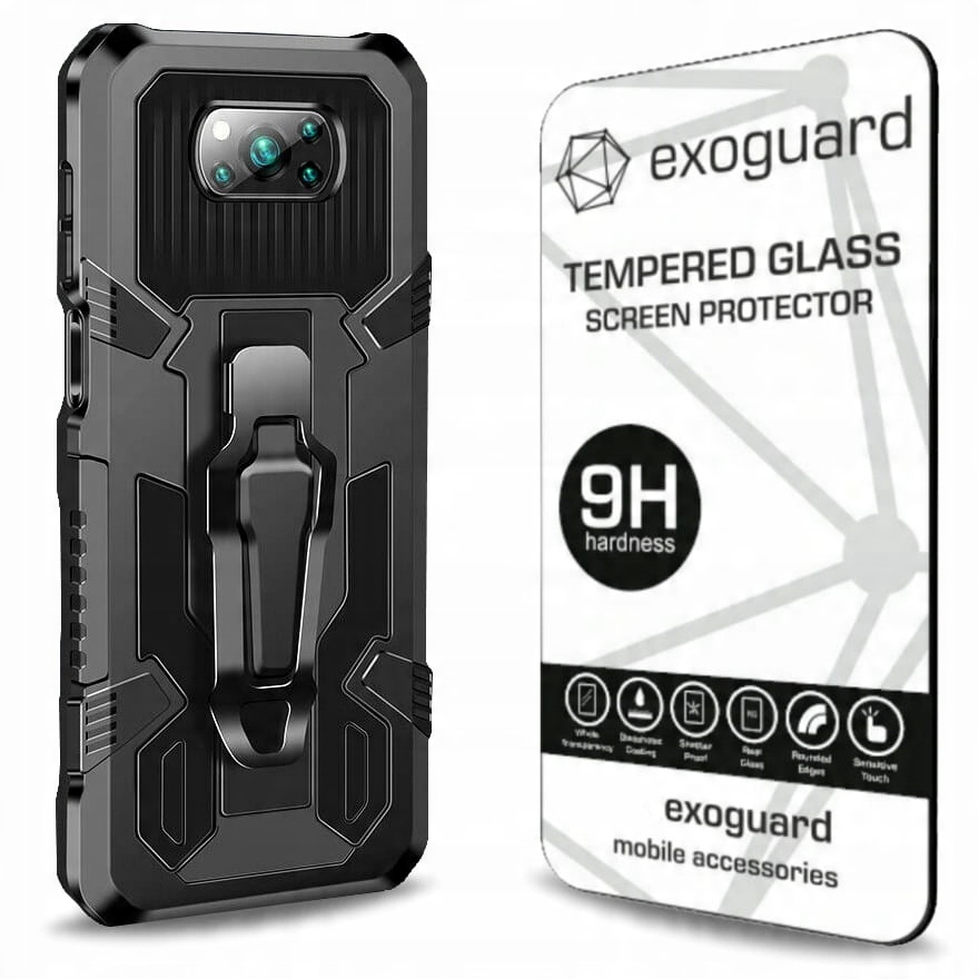 

Exoguard Etui Pancerne+szkło do Xiaomi Poco X3 Pro