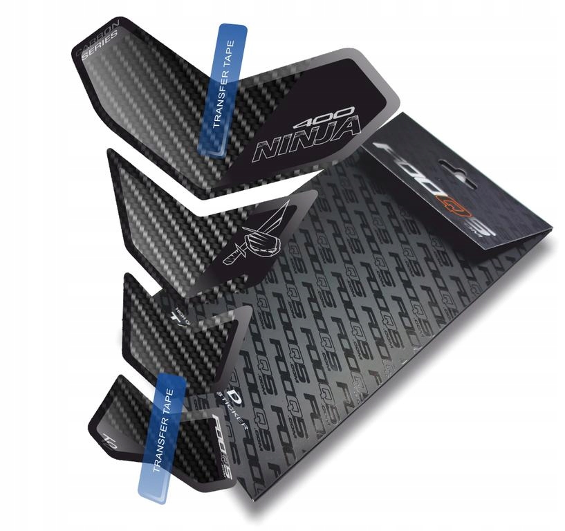 Tank-pad od firmy Fooqs Kawasaki Ninja 400 Carbon