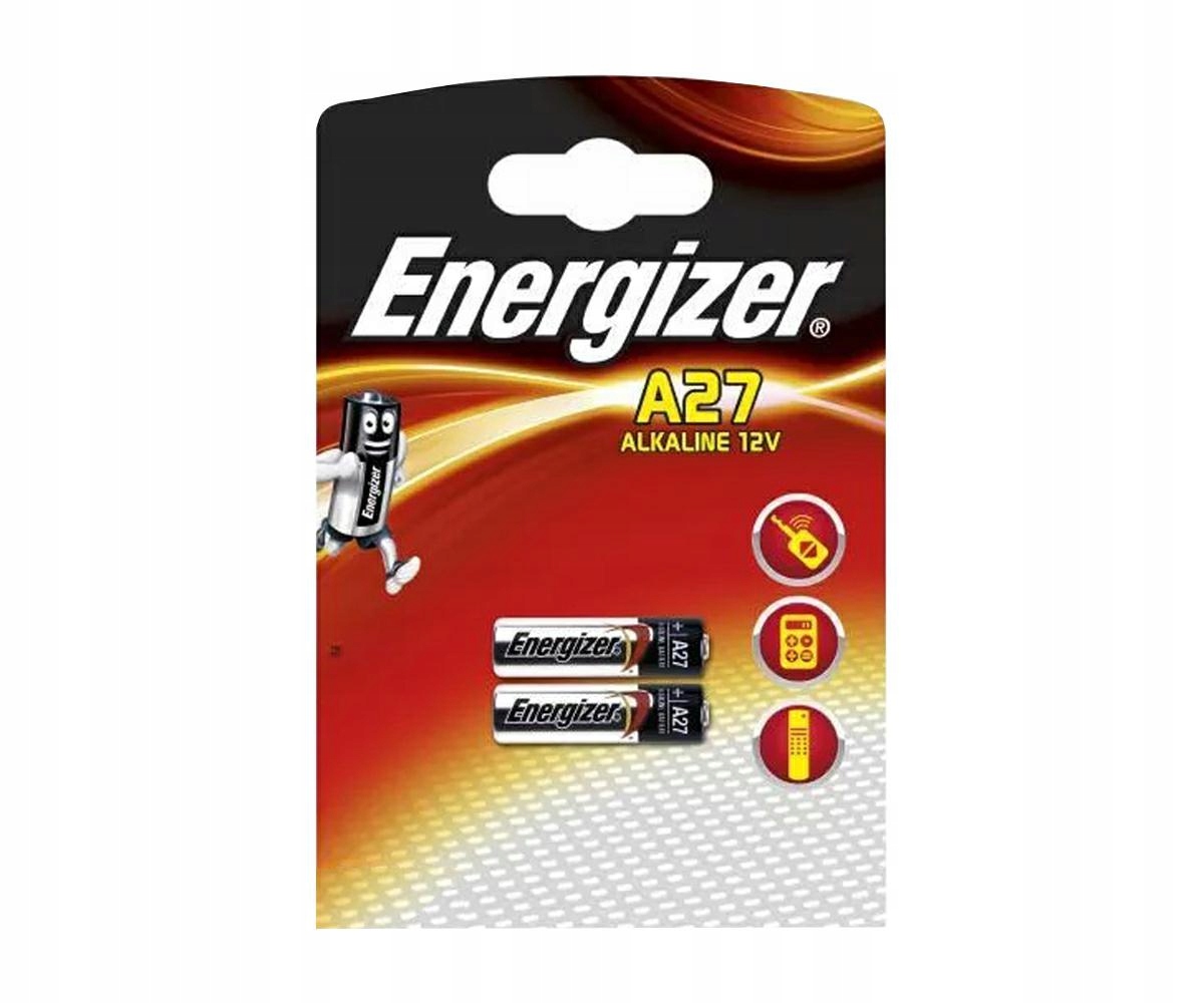 

2x bateria alkaliczna Energizer 12V 27A MN27 A27