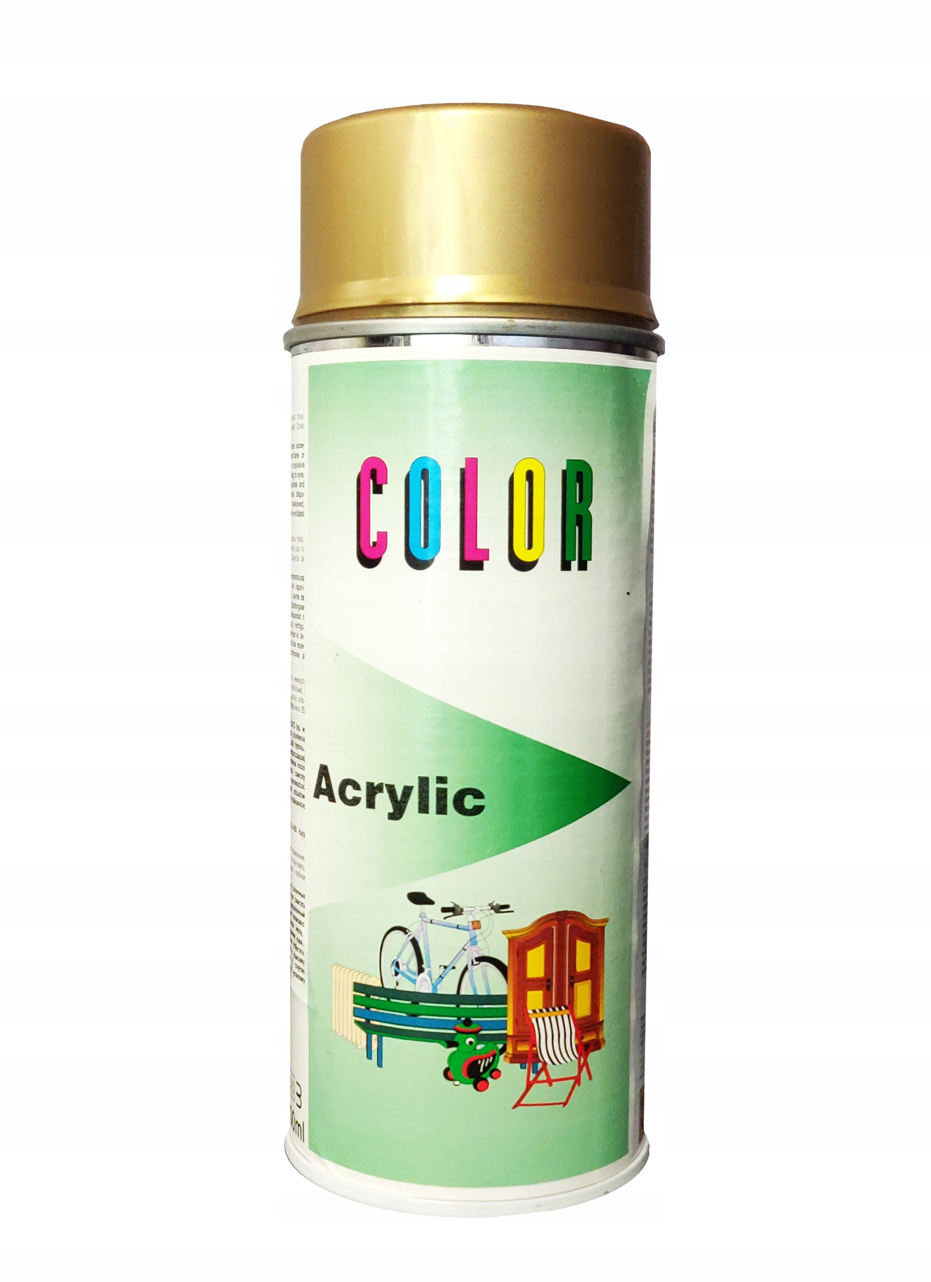 

Złoty lakier akrylowy MOTiP Color Gold 400 ml