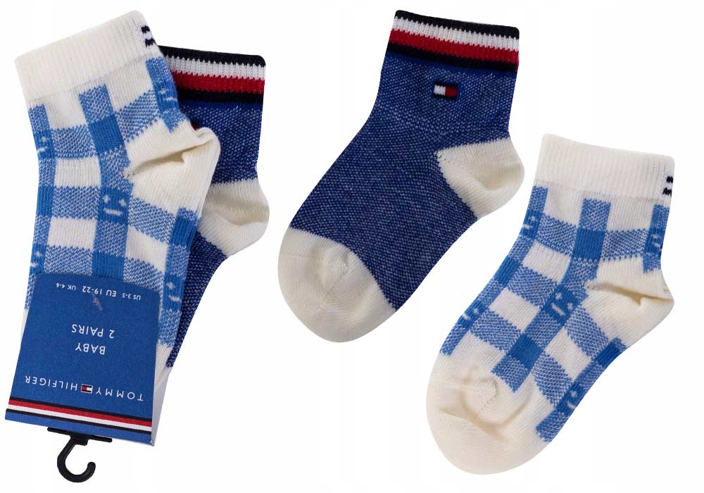 

Tommy Hilfiger Skarpetki Dziecięce 2P Blue r.15-18