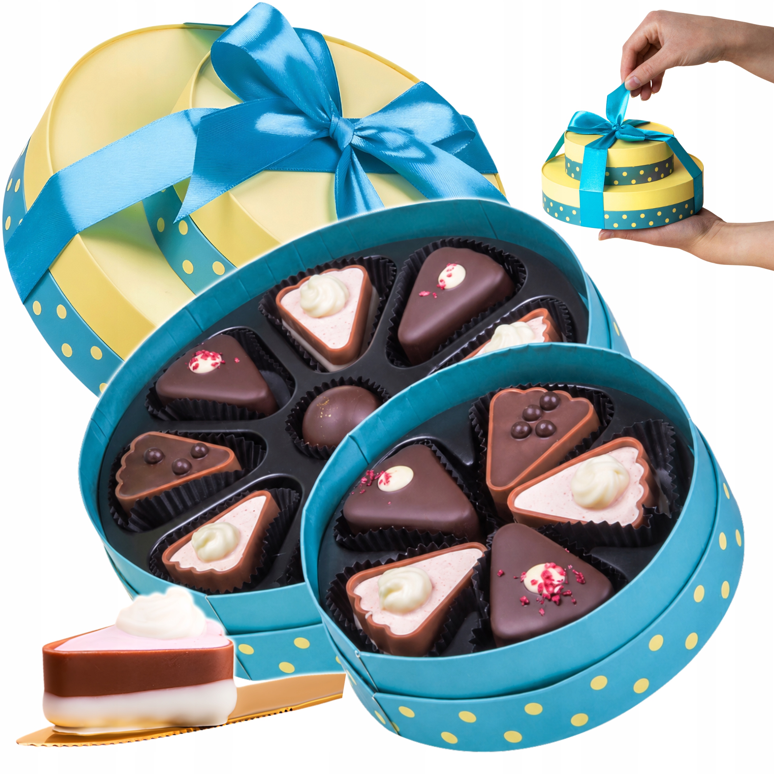 na Dzień Mamy Matki Urodziny Czekoladki Praliny Belgijskie 235 g