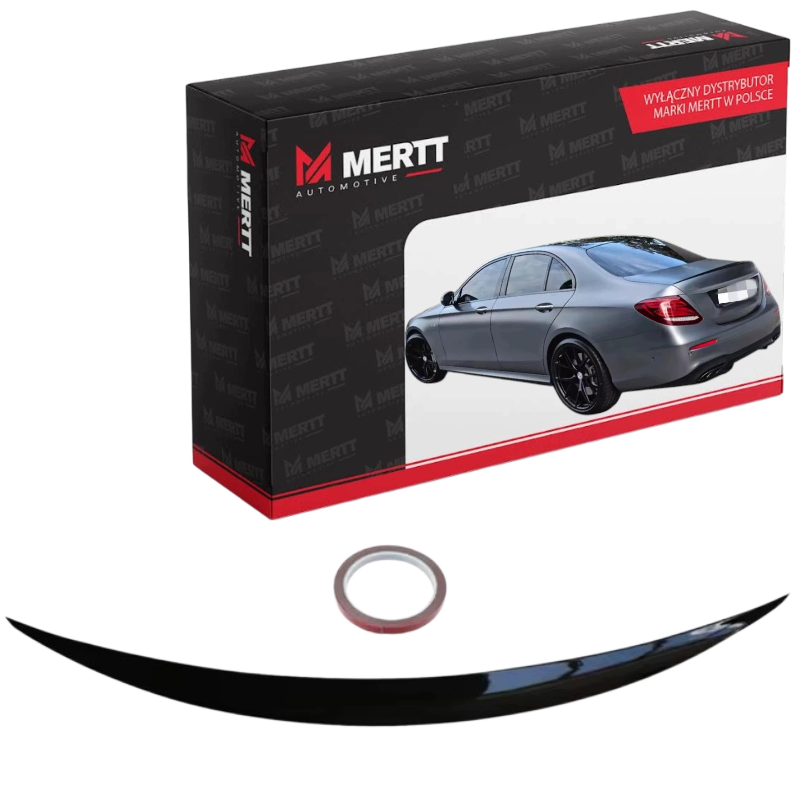 Spoiler Mercedes W213 C238 Kupé Černý Lesk Nástavec