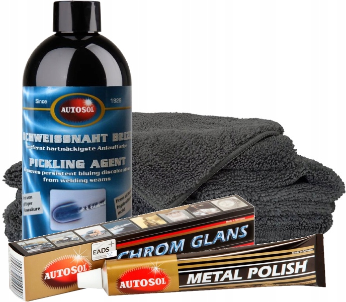 

Zestaw Autosol Pasta Metal Polish Pickling Agent