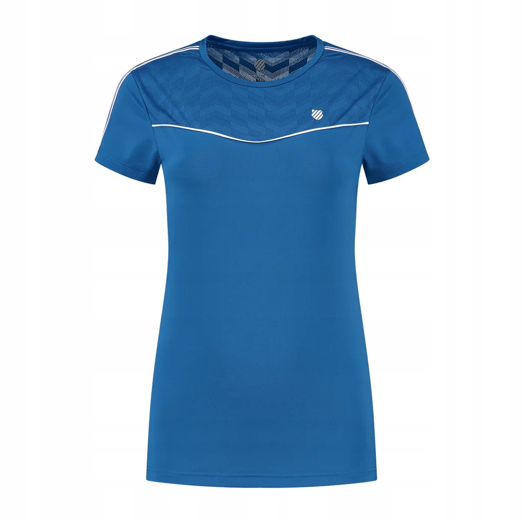 Koszulka Damska K-swiss Tac Hypercourt Round Neck Top Mesh Women CL Blue Xs