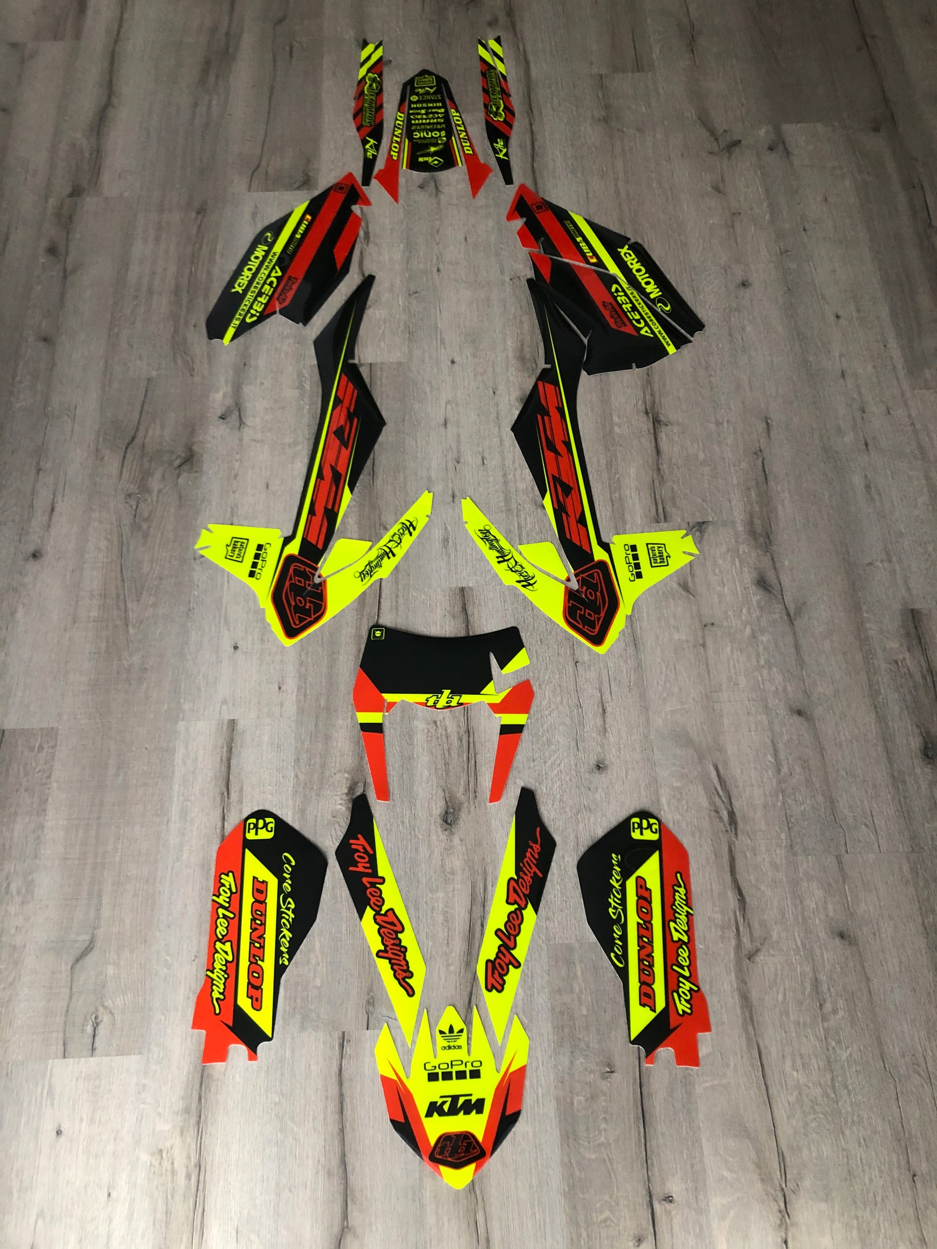 Ktm Exc Exc-f 17-19, fólia Fluo Core, Cubamoto