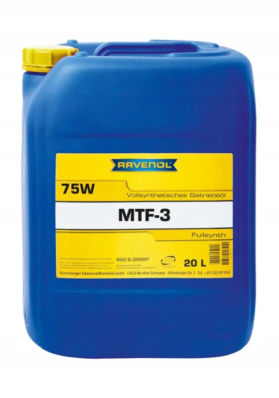 Ravenol Olej MTF-3 75W 20L Bmw LT-3 Vw G052 171 G060 726 052 512